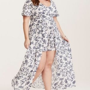 Torrid Paisley Hi-Low Romper